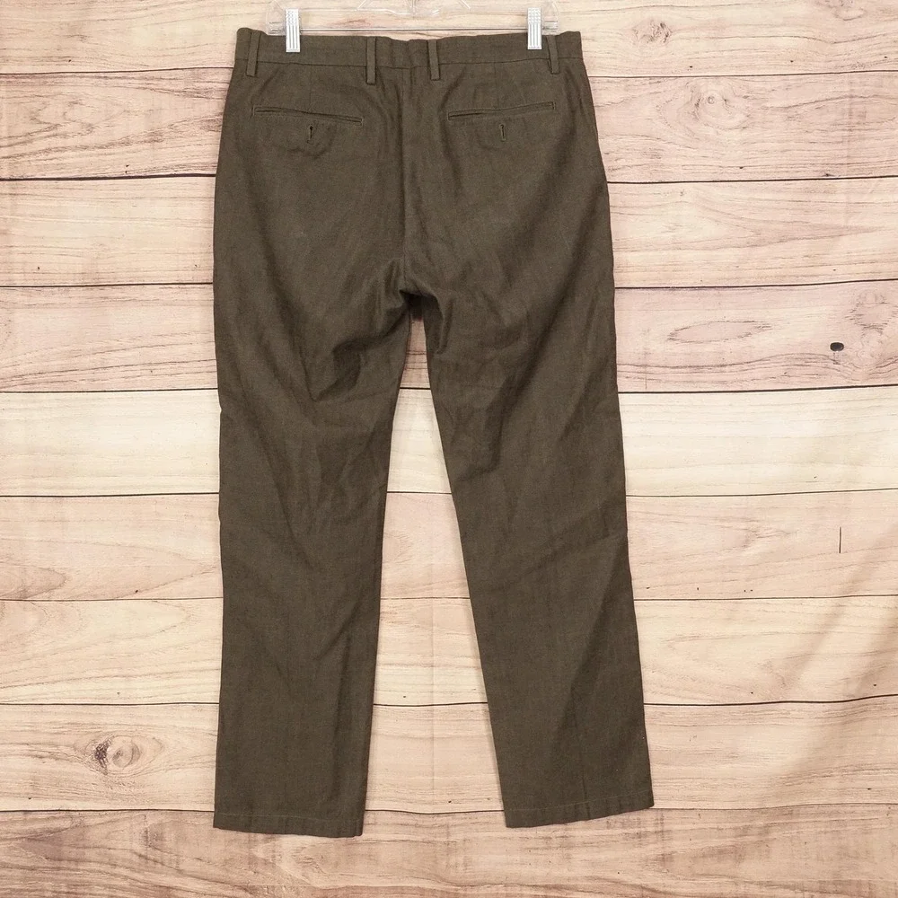 Banana Republic Kentfield Chino Pants Mens 32x30 Brown Regular Fit Cotton